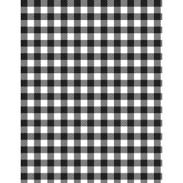 Essentials - Buffalo Check - White/Black | Wilmington Prints 39148-199