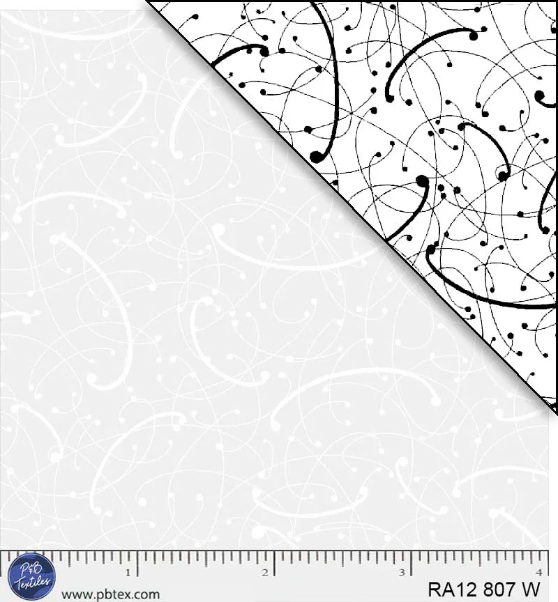 Ramblings 12 - Allover - White on White