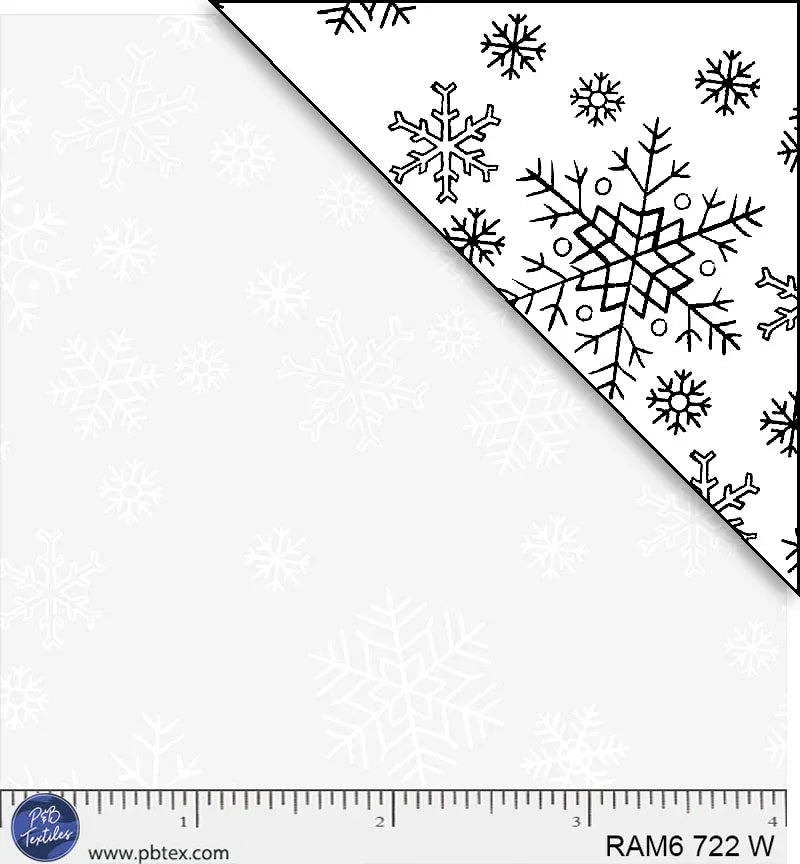 Ramblings 6 - Snowflakes - White on White
