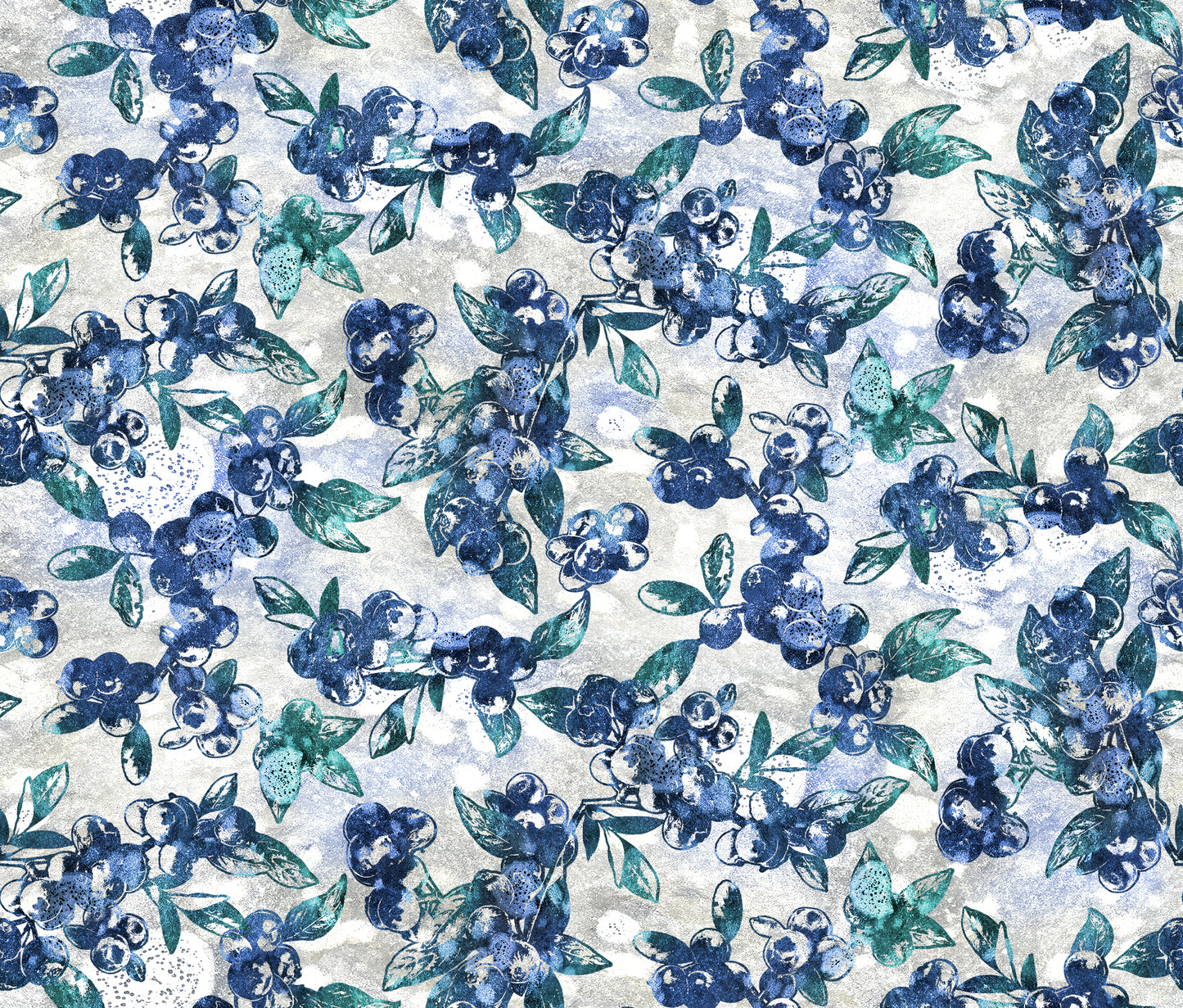 Quilt Minnesota 2025 - Blueberries - Royal Blue - 2025 QMN Shop Hop