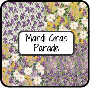 Fabrics - By Collection - Mardi Gras Parade from Dear Stella