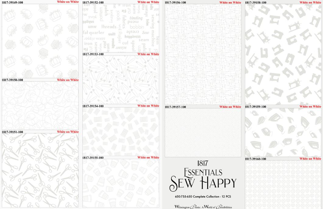 Fabrics - By Collection - Sew Happy - Essential Basics from Wilmington Prints