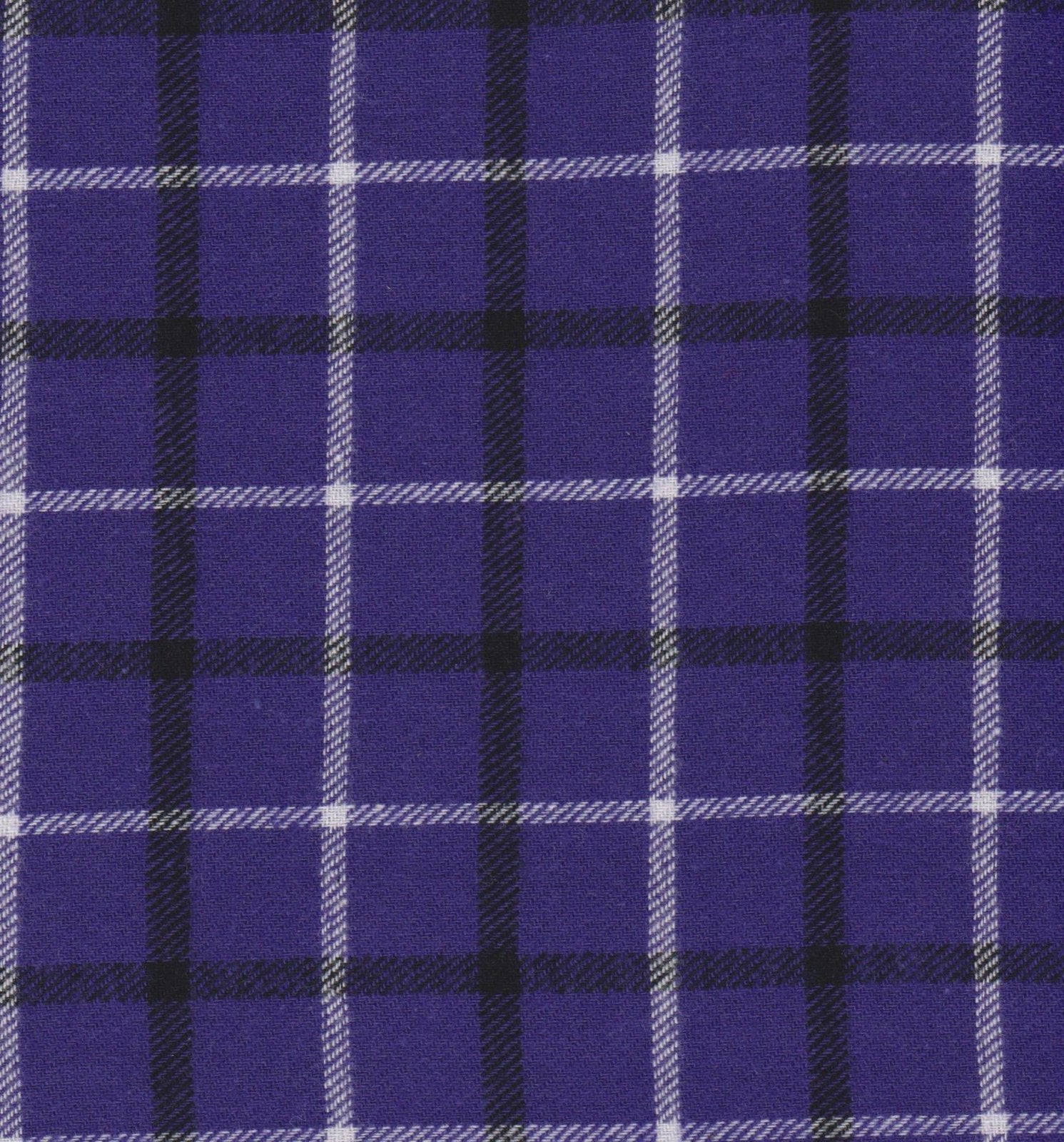 Yarn Dyed Flannel Plaid - Nordic Purple |  2871 NORDIC PURPLE