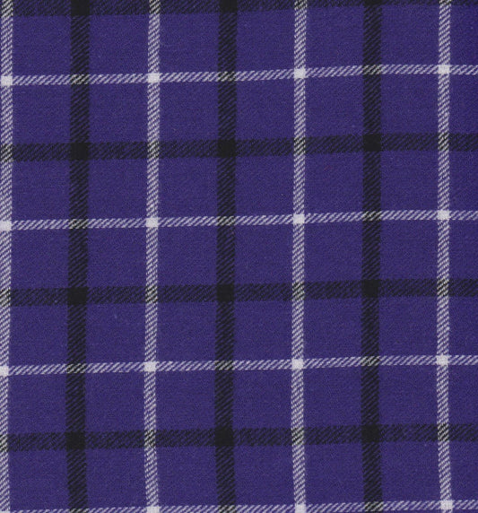 Yarn Dyed Flannel Plaid - Nordic Purple |  2871 NORDIC PURPLE