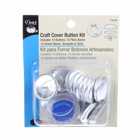 Craft Cover Button Kit - size 45 - 1-1/8in