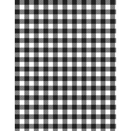 Essentials - Buffalo Check - White/Black | Wilmington Prints 39148-199