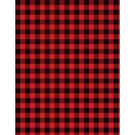 Essentials - Buffalo Check - Red | Wilmington Prints 39148-339