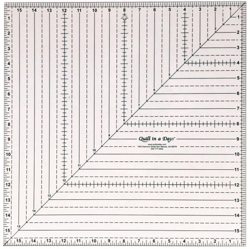 Quilt in a Day Square Up Ruler - 16" x 16"