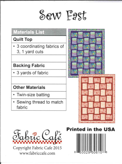 Sew Fast Pattern