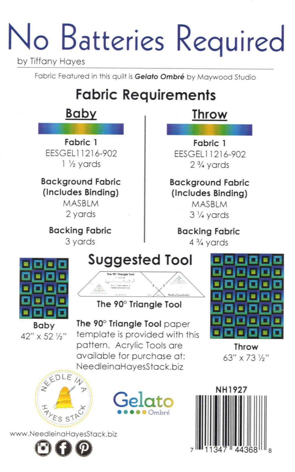 No Batteries Required Pattern