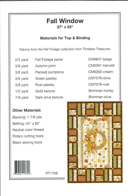 Fall Window Pattern