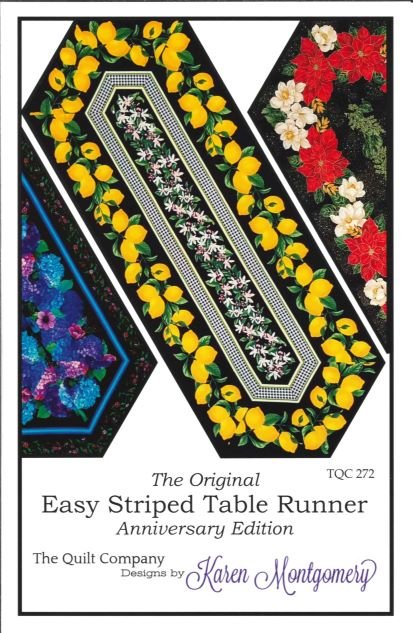 Easy Striped Table Runner Pattern