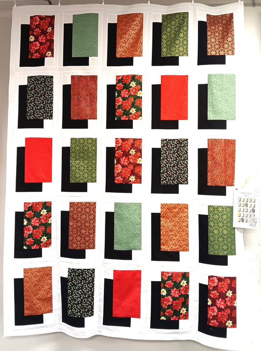 A Festive Medley/Shadow Boxes Quilt Kit