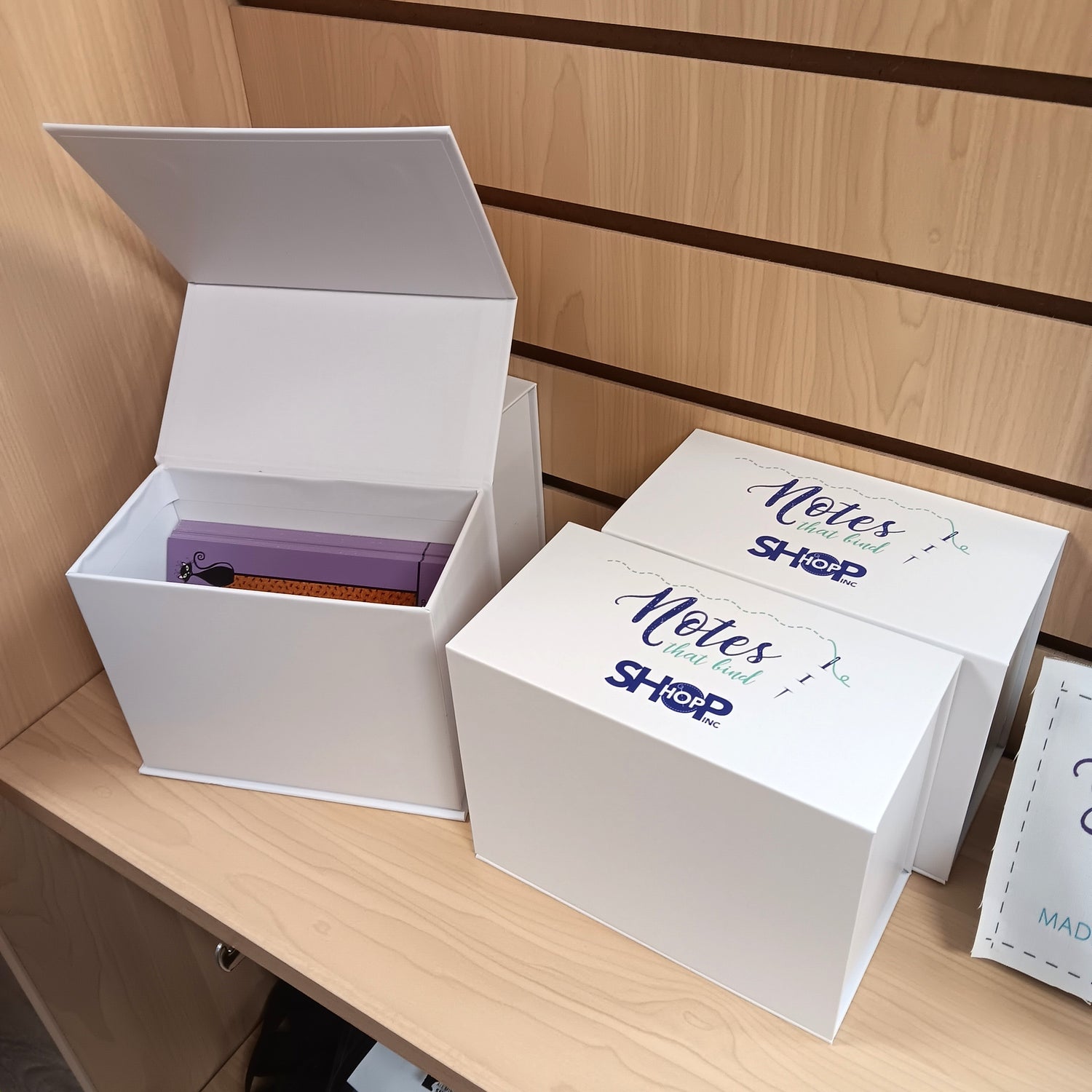 note boxes