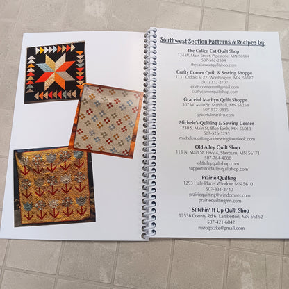 Quilt Minnesota SW Region 2025 Patterns & Recipes Book