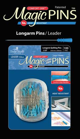 Magic Pins - Long Arm Leader (0.8mm 2-3/8") - 100pc