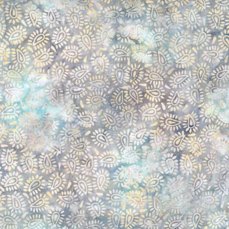 Moonlight - Light Blue Paisley Batik - K | Wilmington Prints 22265-419