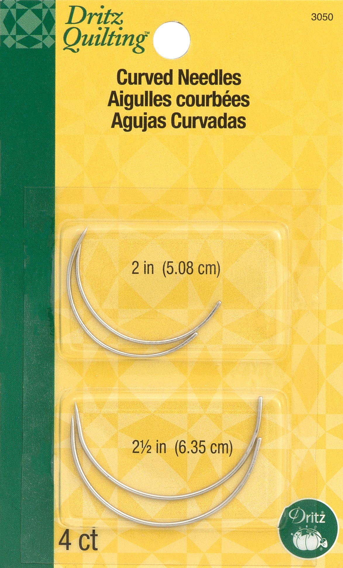 Dritz Quilter's Curved Needles