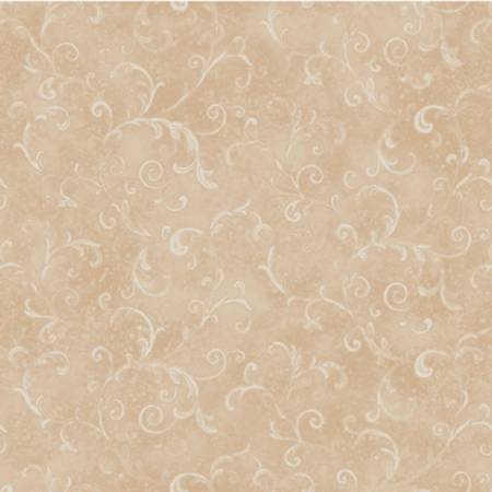 Essentials - Filigree - Tan | Wilmington Prints 42324-122