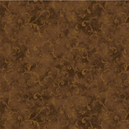 Essentials - Filigree - Brown | Wilmington Prints 42324-222