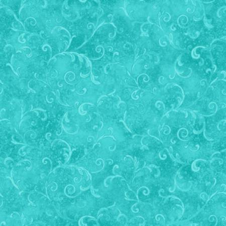 Essentials - Filigree - Teal | Wilmington Prints 42324-447