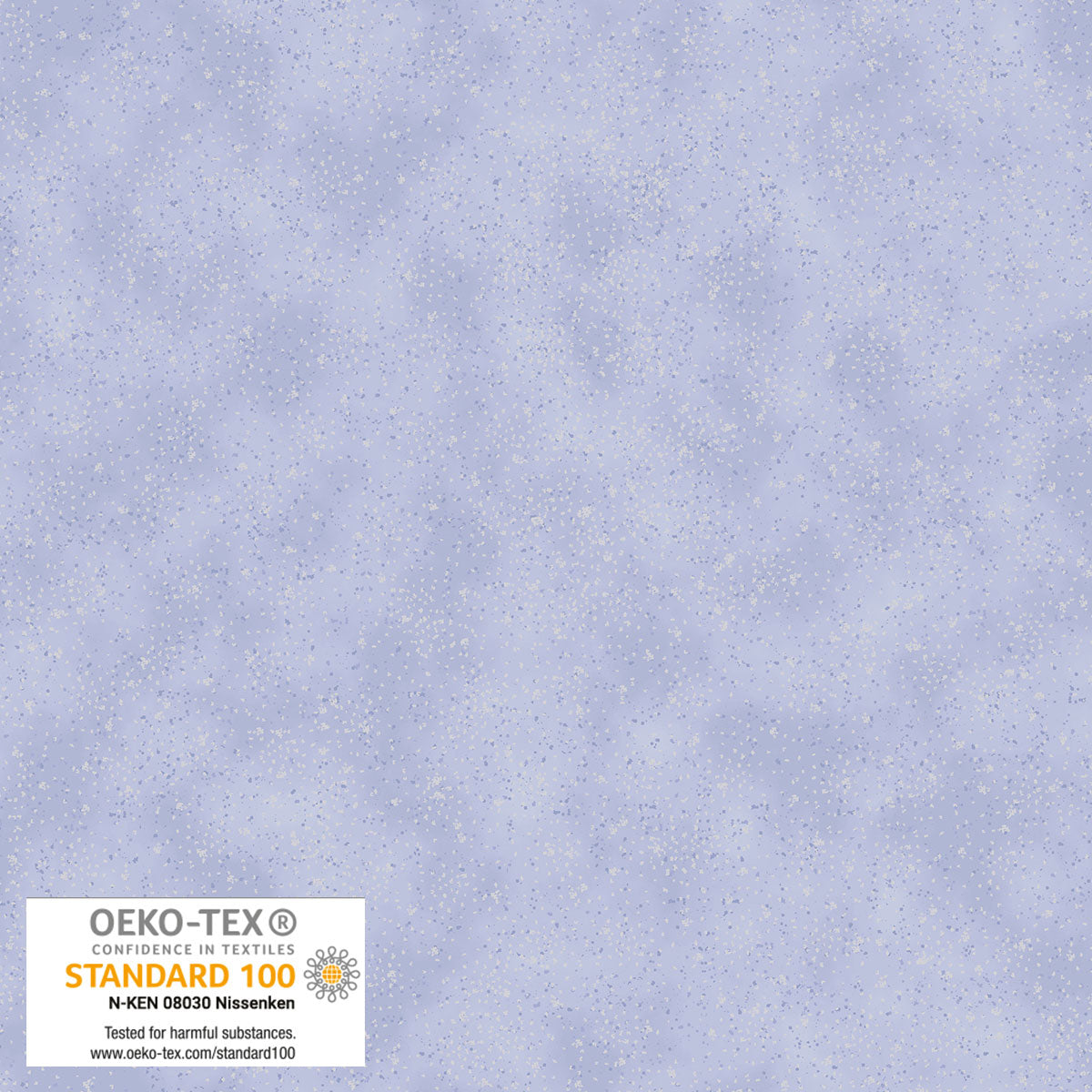 Frosty Snowflake - Sprinkle - Light Blue with Silver Metallic