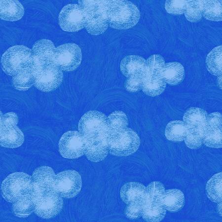 My Happy Place - Clouds - Multi | Studio E Fabrics 6044-77