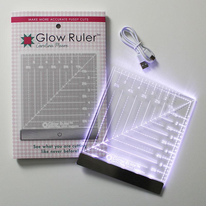 Carolina Moore Glow Ruler - 6" Square