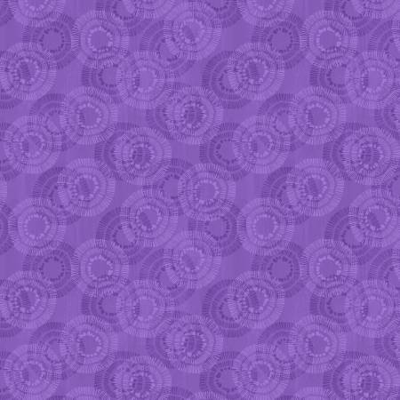 Essentials - Circle Burst - Grape | Wilmington Prints 68523-606