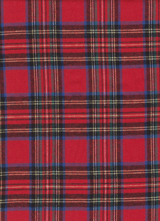 Yarn Dyed Flannel Plaid - Royal Stewart |  6954 ROYAL STEWART