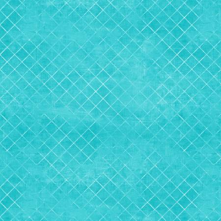 Essentials - Trellis 108in Wide Back - Aqua