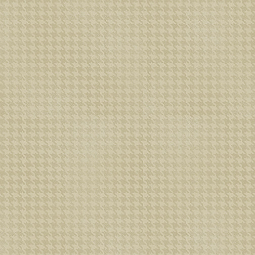 Blushed Houndstooth - Linen | Benartex 7564-74