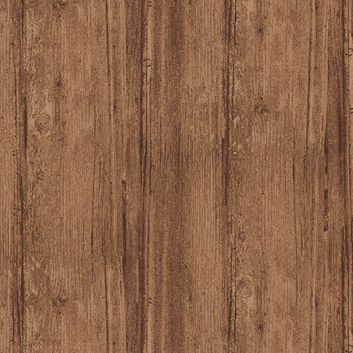 Washed Wood 108" Flannel - Nutmeg | Benartex 7709WF-78