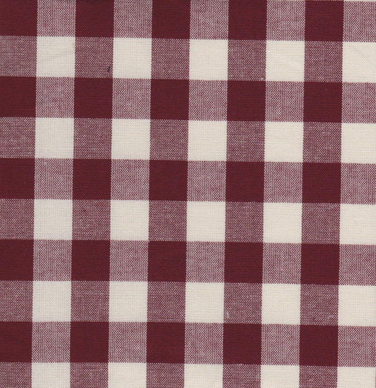 Cabin Check Gingham - Burgundy |  SP00908