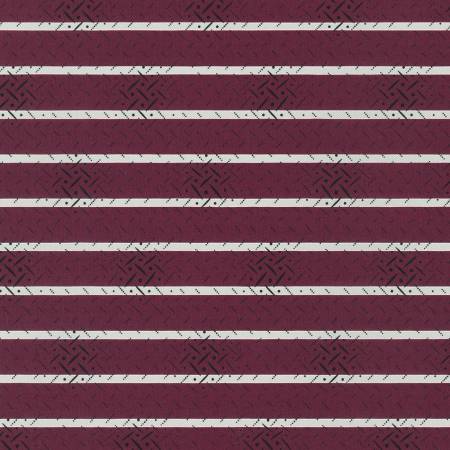 Mill Pond - Stripe Print - Plum | Robert Kaufman AZUD-19518-24