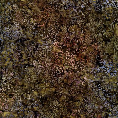 Tonga Batik - Garden Floral - Earth
