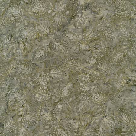 Tonga Batik - Fainting Leaves - Stone | Timeless Treasures B7895-STONE