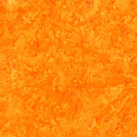 Tonga - Play - Dreamy Leaves Batik - Orange | Timeless Treasures B7908-ORANGE