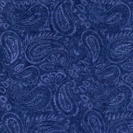 Tonga - Play - Groovy Paisley Batik - Blue | Timeless Treasures B7916-BLUE