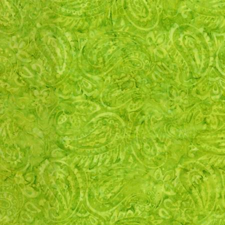 Tonga - Play - Groovy Paisley Batik - Lime | Timeless Treasures B7916-LIME