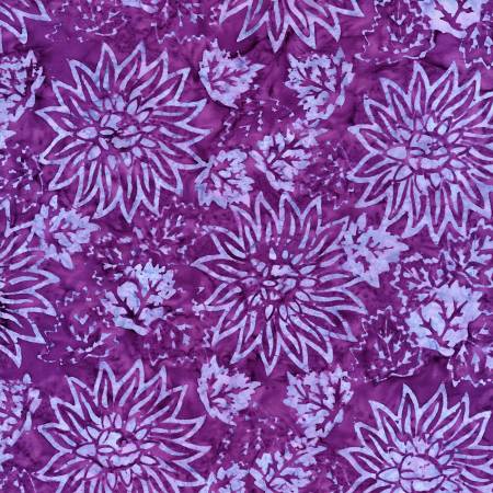 Tonga - Tulip Batik - Plum | Timeless Treasures B8216-PLUM