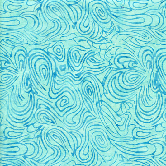 Batik Basics - Marble - Aqua - 2025 AMNSH - River