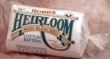 Heirloom Premium Bleached Cotton Blend Batting - 90in x 108in