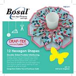 Double-Sided Craf-tex Fusible Hexagon Shapes