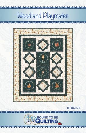 Little Fawn Celebration/Woodland Playmates Quilt Kit