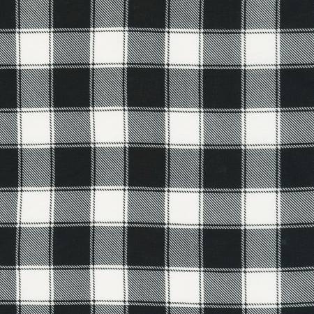 Buffalo Check Plaid - Natural - Black/White | Timeless Treasures C5784-NATURAL