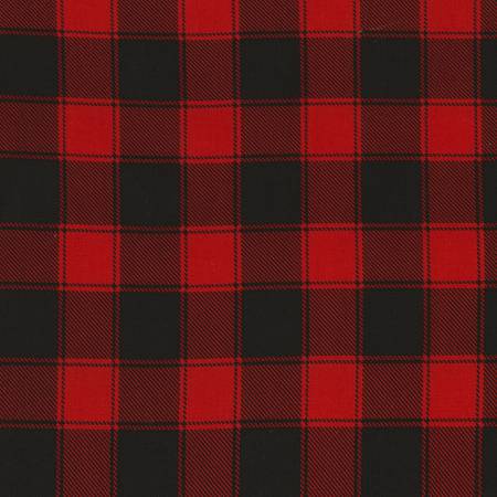 Buffalo Check Plaid - Black/Red | Timeless Treasures C5784-RED