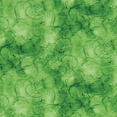 Painter's Watercolor Swirl - Medium Green | Riley Blake Designs C680-MEDGREEN