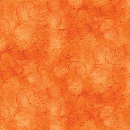 Painter's Watercolor Swirl - Orange | Riley Blake Designs C680-ORANGE