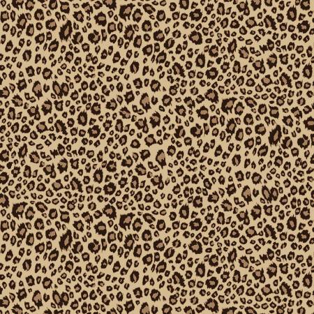 Animal Kingdom - Leopard Mini - Brown | Riley Blake Designs C696-BROWN